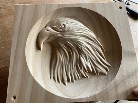 cnc machining eagle head|3d eagle on cnc.